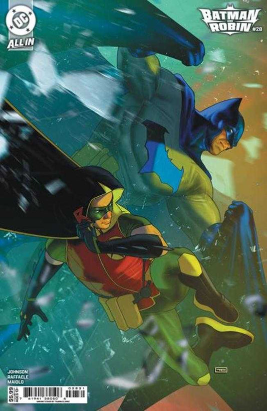 Batman And Robin 28 Cover C Taurin Clarke Card Stock Variant - Cadets Toys & Comics