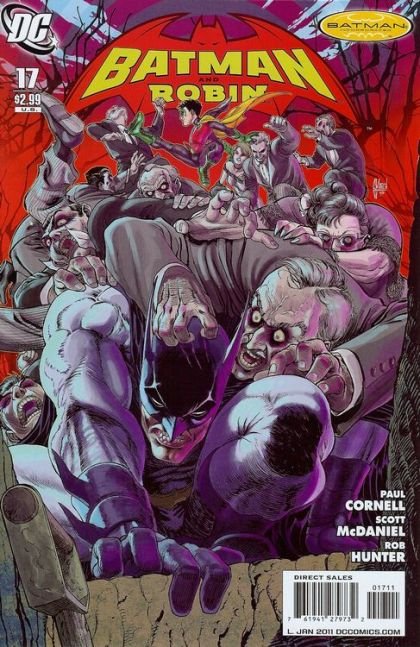 Batman y Robin, Vol. 1 #17 (Portada regular de Guillem March)