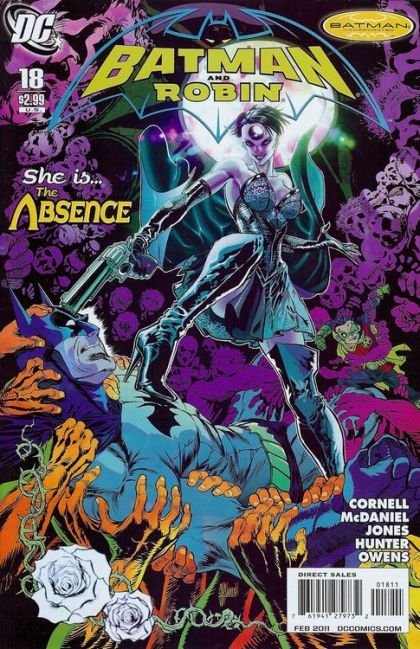 Batman y Robin, Vol. 1 #18 (Portada regular de Guillem March)