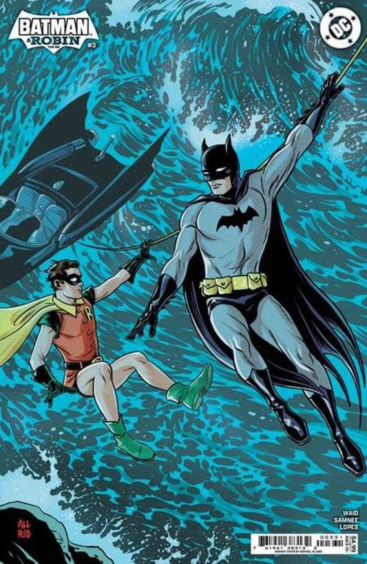 Batman And Robin Year One 3 (Of 12) Cover C Michael Allred Card Stock Variant - Cadets Toys & Comics