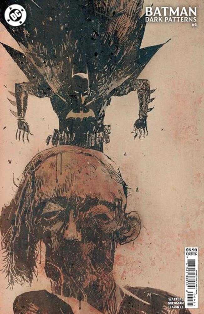 Batman Dark Patterns #9 (de 12) Portada B Variante en cartulina de Ashley Wood
