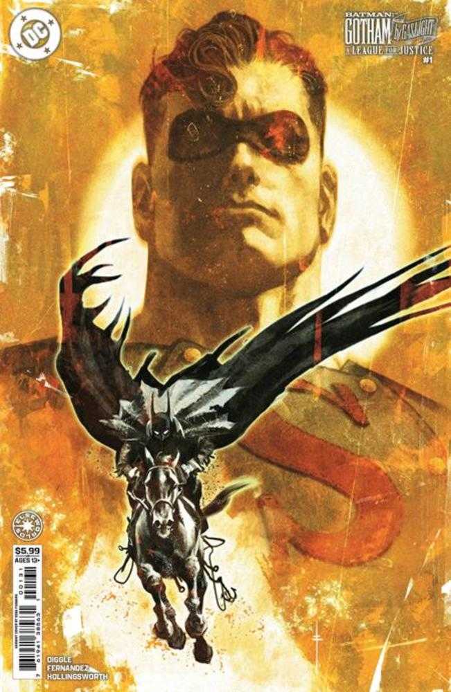 Batman Gotham a la luz de gas: La Liga de la Justicia #1 (de 6) Portada B Sebastian Fiumara Variante en cartulina