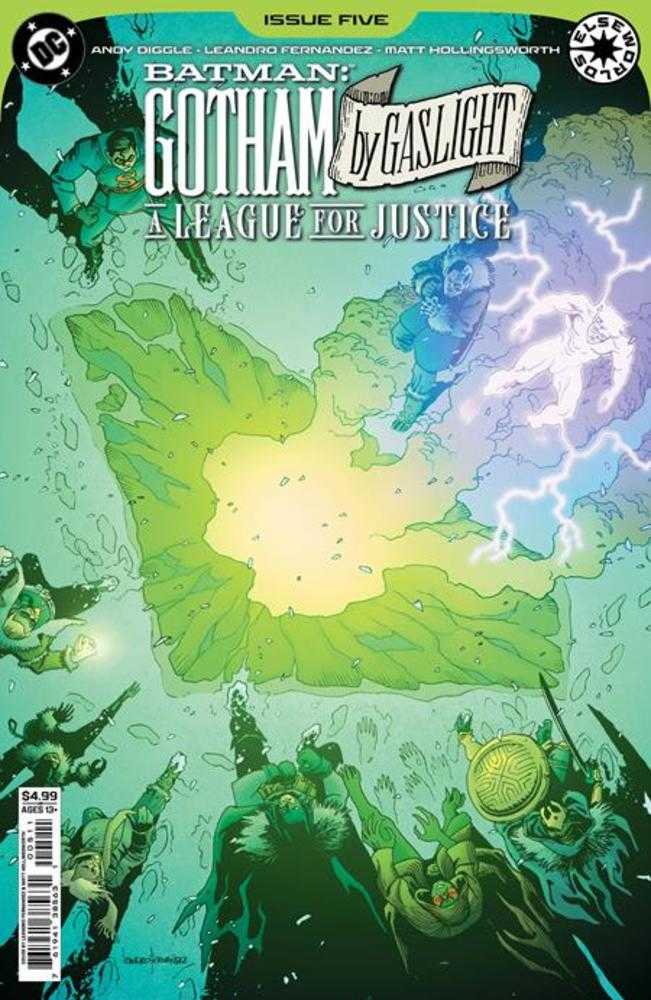 Batman Gotham a la luz de gas: La Liga de la Justicia n.° 5 (de 6), portada A, Leandro Fernández