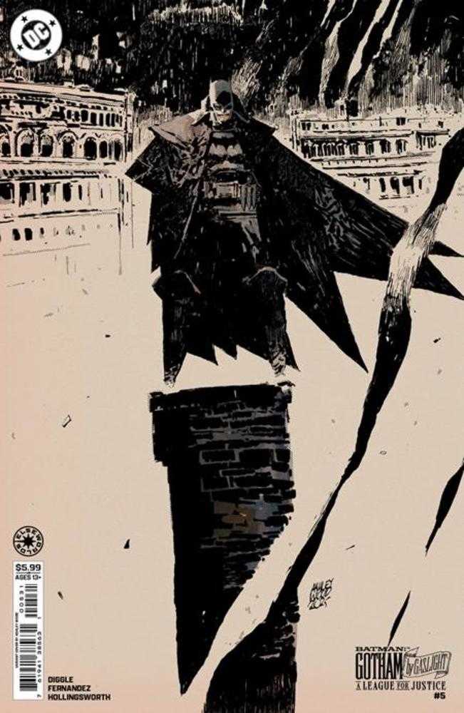 Batman Gotham a la luz de gas: La Liga de la Justicia #5 (de 6) Portada B Ashley Wood Variante en cartulina