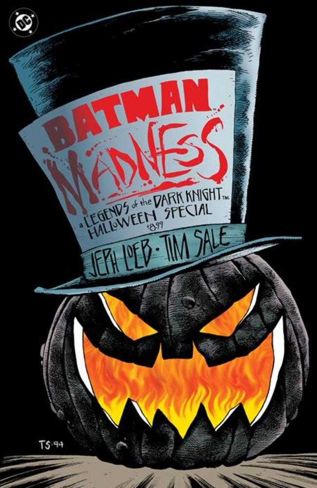 Batman Madness: Una edición especial de Halloween de Leyendas del Caballero Oscuro, edición facsímil n.° 1, portada B, variante metalizada de Tim Sale.