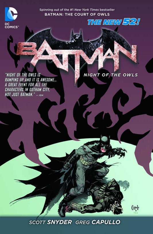 Batman Night Of The Owls TPB (N52) - Cadets Toys & Comics