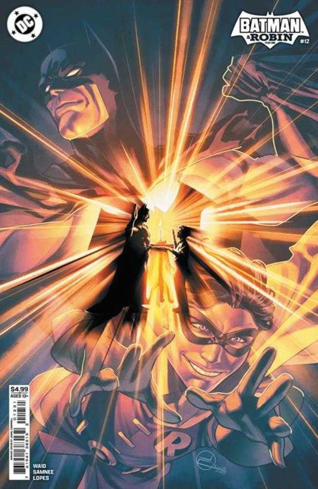 Batman y Robin Año Uno #12 (de 12) Portada B Variante en cartulina de Jamal Campbell
