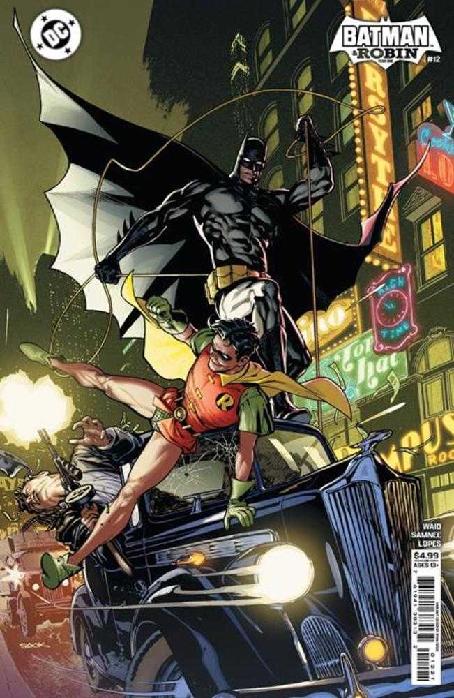 Batman y Robin Año Uno #12 (de 12) Portada C Ryan Sook Variante en cartulina