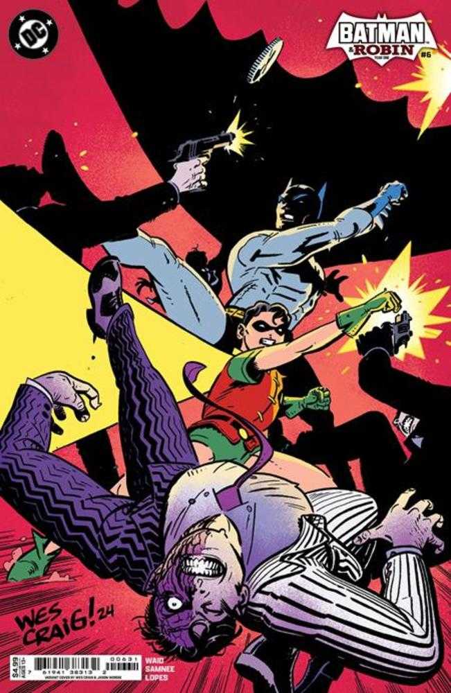 Batman & Robin Year One 6 (Of 12) Cover C Wes Craig Card Stock Variant - Cadets Toys & Comics