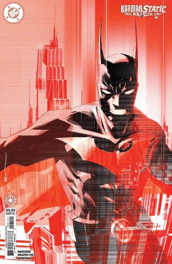 Batman Static Beyond #1 (de 6) Portada B Dustin Nguyen Variante en cartulina