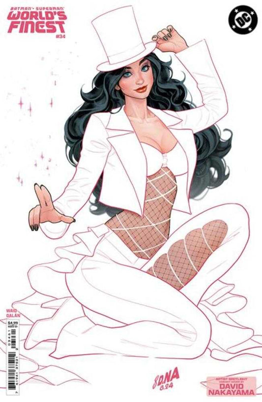 Batman Superman Worlds Finest 34 Cover D David Nakayama Artist Spotlight Card Stock Variant - Cadets Toys & Comics