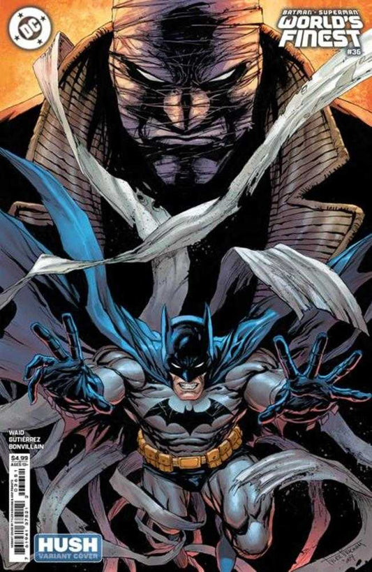 Batman Superman Worlds Finest 36 Cover D Tyler Kirkham Hush Card Stock Variant - Cadets Toys & Comics