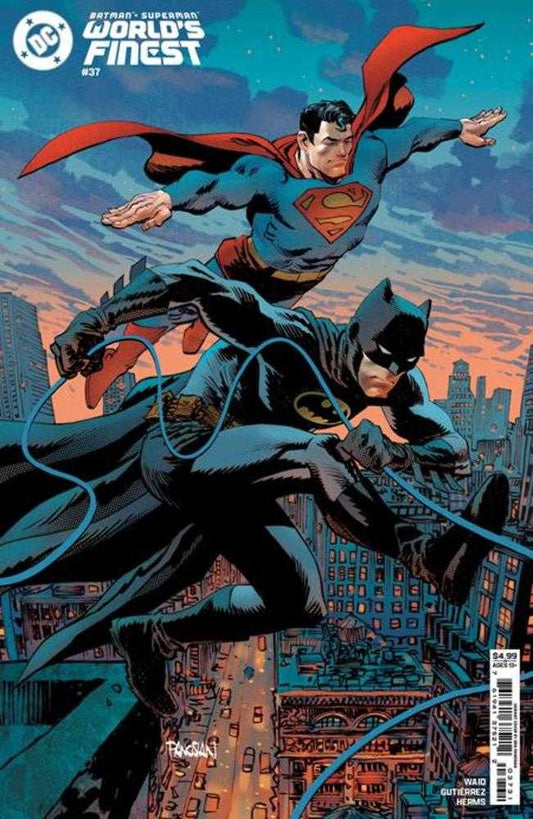 Batman Superman Worlds Finest 37 Cover B Dan Panosian Card Stock Variant - Cadets Toys & Comics