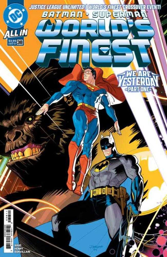 Batman Superman Worlds Finest 38 Cover A Dan Mora Connecting (We Are Yesterday) - Cadets Toys & Comics