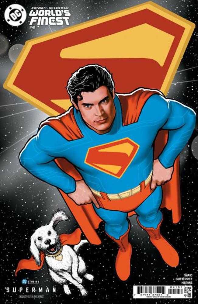 Batman Superman Worlds Finest #41 Portada D Kevin Maguire Variante en cartulina de la película de Superman