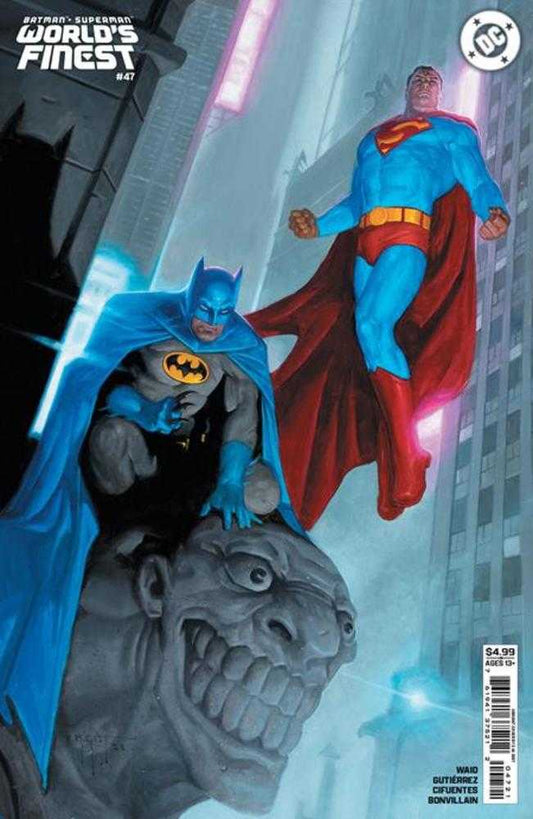 Batman Superman Worlds Finest 47 Cover B Em Gist Card Stock Variant - Cadets Toys & Comics