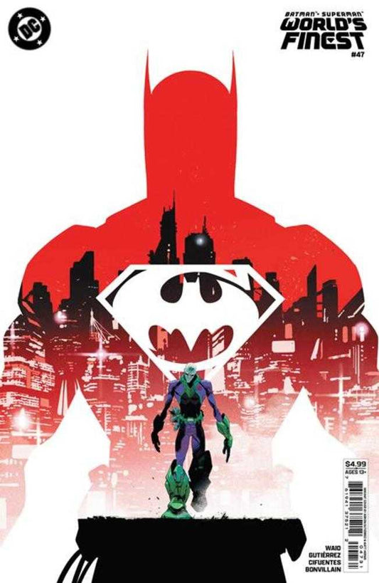 Batman Superman Worlds Finest 47 Cover C Adrian Gutierrez Card Stock Variant - Cadets Toys & Comics