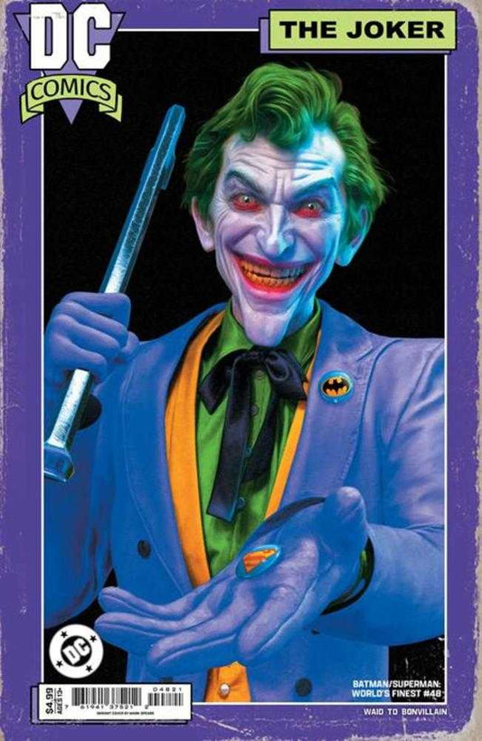 Batman Superman Worlds Finest 48 Cover B Mark Spears Card Stock Variant - Cadets Toys & Comics