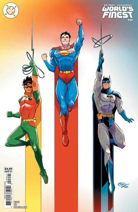 Batman Superman Worlds Finest 48 Cover D Megan Huang Card Stock Variant - Cadets Toys & Comics