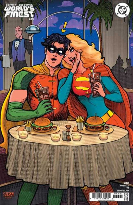 Batman Superman Worlds Finest 49 Cover B Nathan Szerdy Card Stock Variant - Cadets Toys & Comics