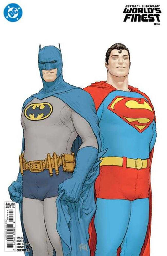 Batman Superman Worlds Finest 50 Cover B Frank Quitely Card Stock Variant - Cadets Toys & Comics