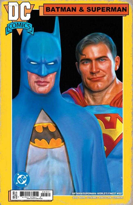 Batman Superman Worlds Finest 50 Cover C Mark Spears Card Stock Variant - Cadets Toys & Comics