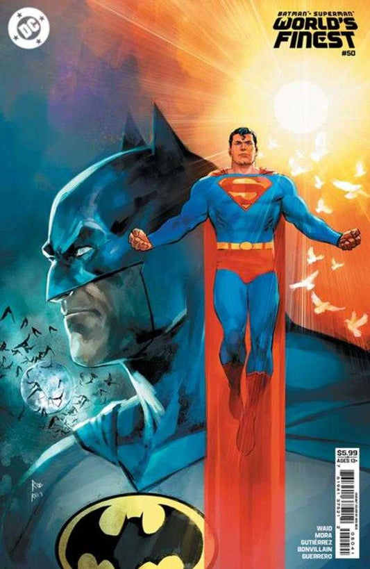 Batman Superman Worlds Finest 50 Cover D Rod Reis Card Stock Variant - Cadets Toys & Comics