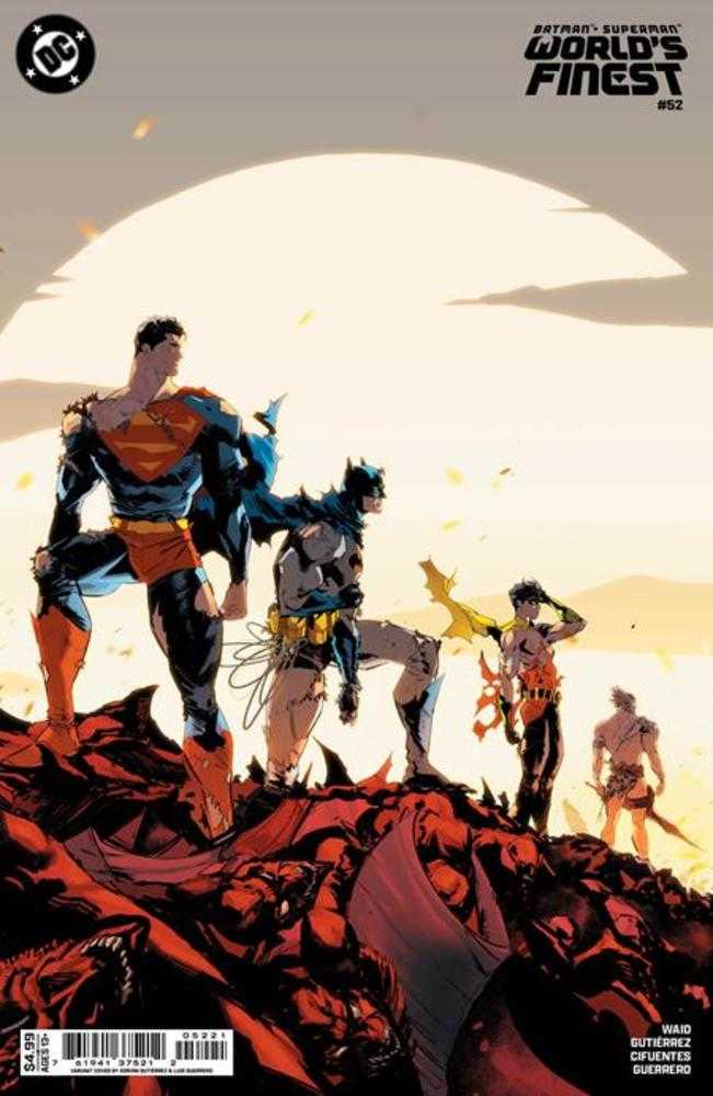 Batman Superman Worlds Finest 52 Cover B Adrian Gutierrez Card Stock Variant - Cadets Toys & Comics