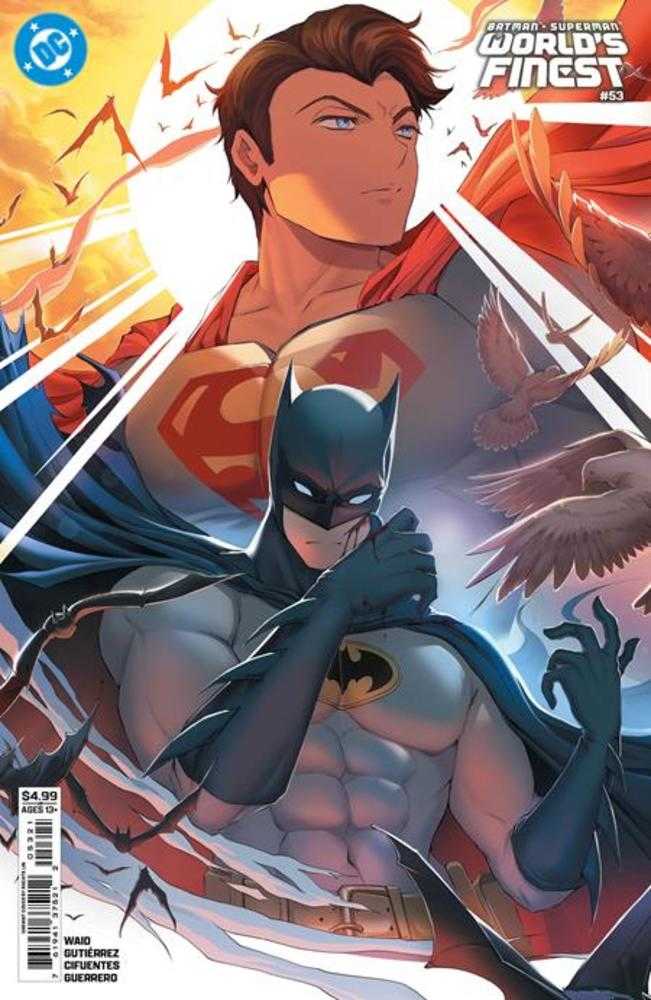 Batman Superman Worlds Finest 53 Cover B Rachta Lin Card Stock Variant - Cadets Toys & Comics