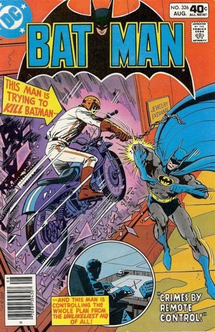 Batman, Vol. 1 #326B (Edición de quiosco) — Por aquí yace la locura