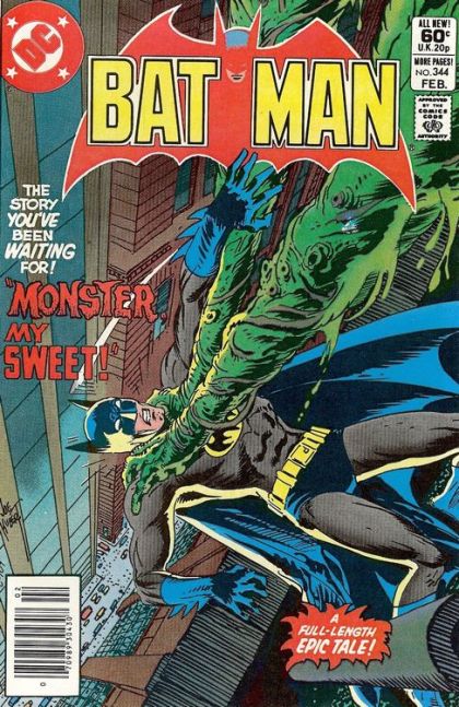 Batman, Vol. 1 #344B (Edición de quiosco) — ¡Monstruo, mi dulce!