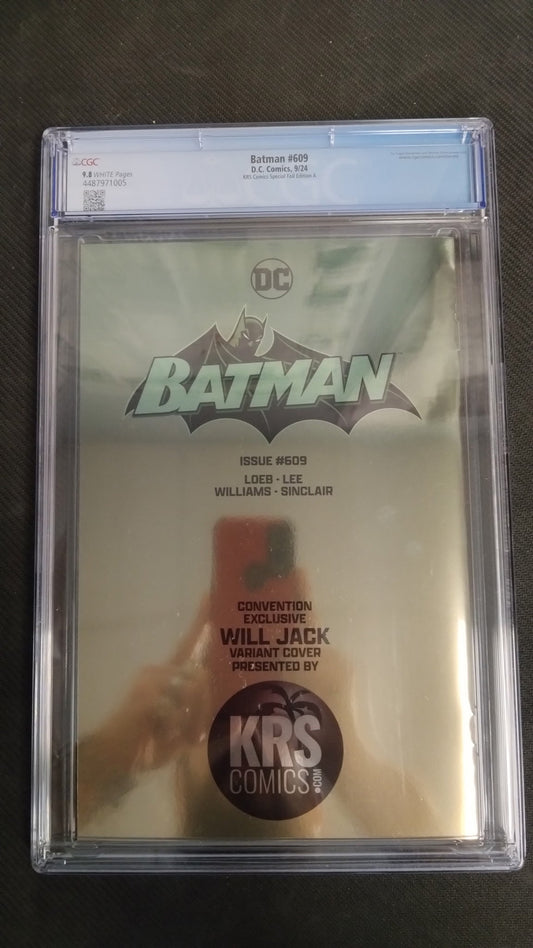 Batman, Vol. 1 609 Will Jack Foil Variant CGC 9.8 - Cadets Toys & Comics