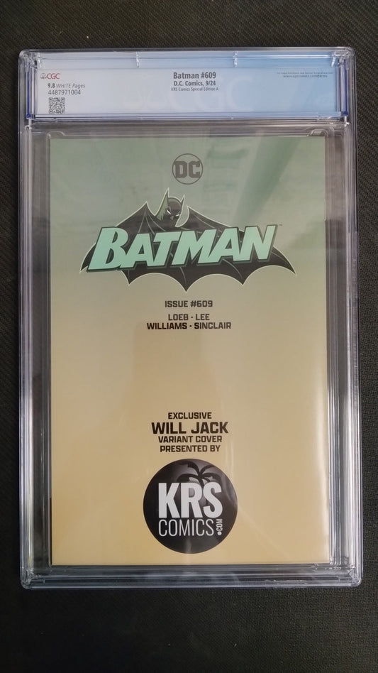 Batman, Vol. 1 609 Will Jack Variant CGC 9.8 - Cadets Toys & Comics