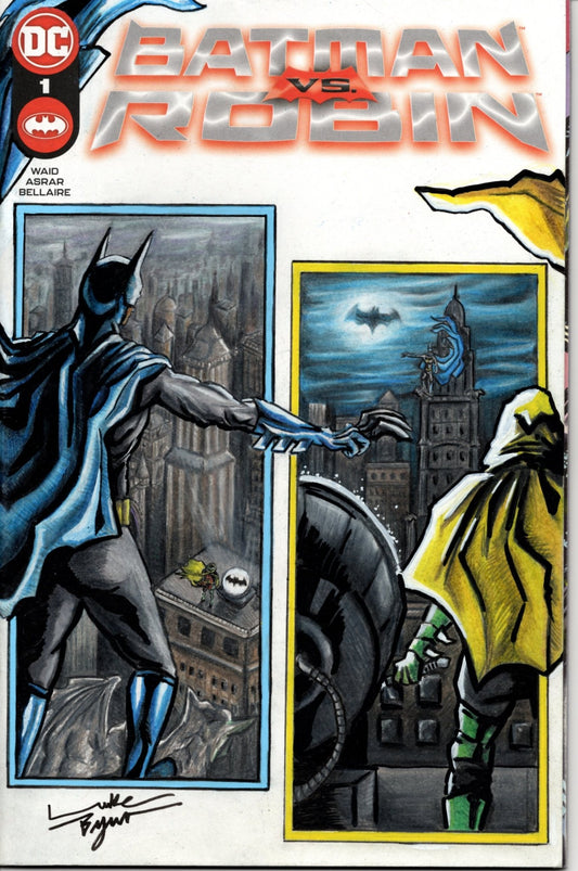 Batman vs Robin 1 (Of 5) Byrum Artist Variant - Cadets Toys & Comics