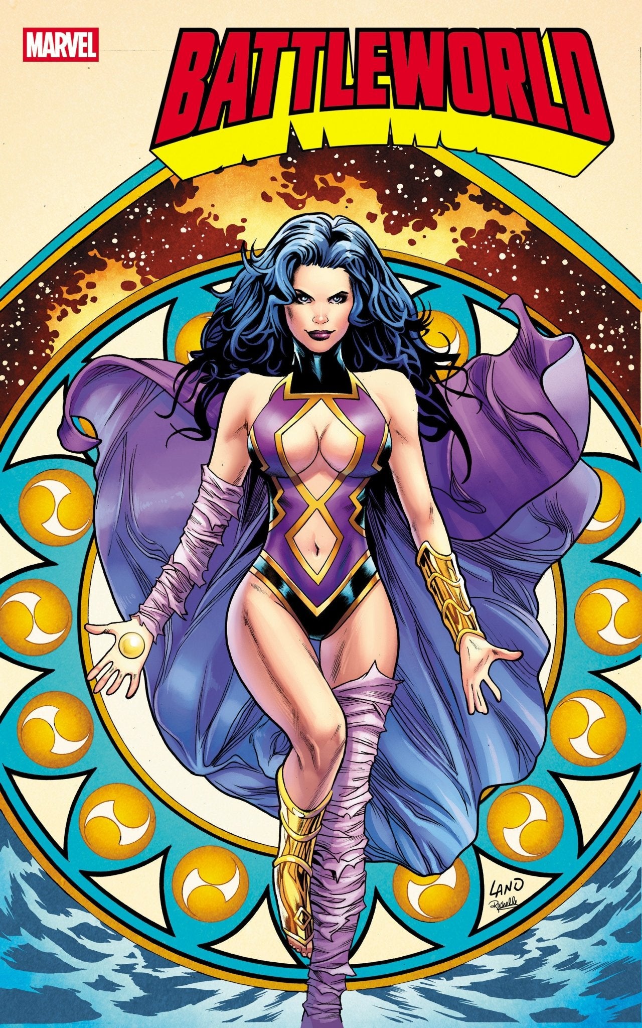 Battleworld #2 Variante Mística de Greg Land