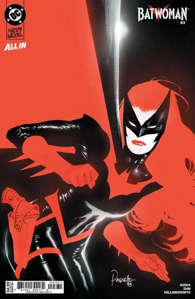 Batwoman 3 Cover C Yanick Paquette Card Stock Variant - Cadets Toys & Comics