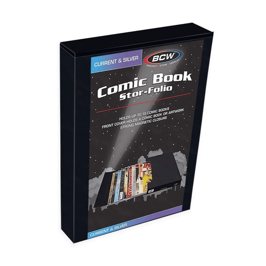 Black BCW Comic Book Stor-Folio.