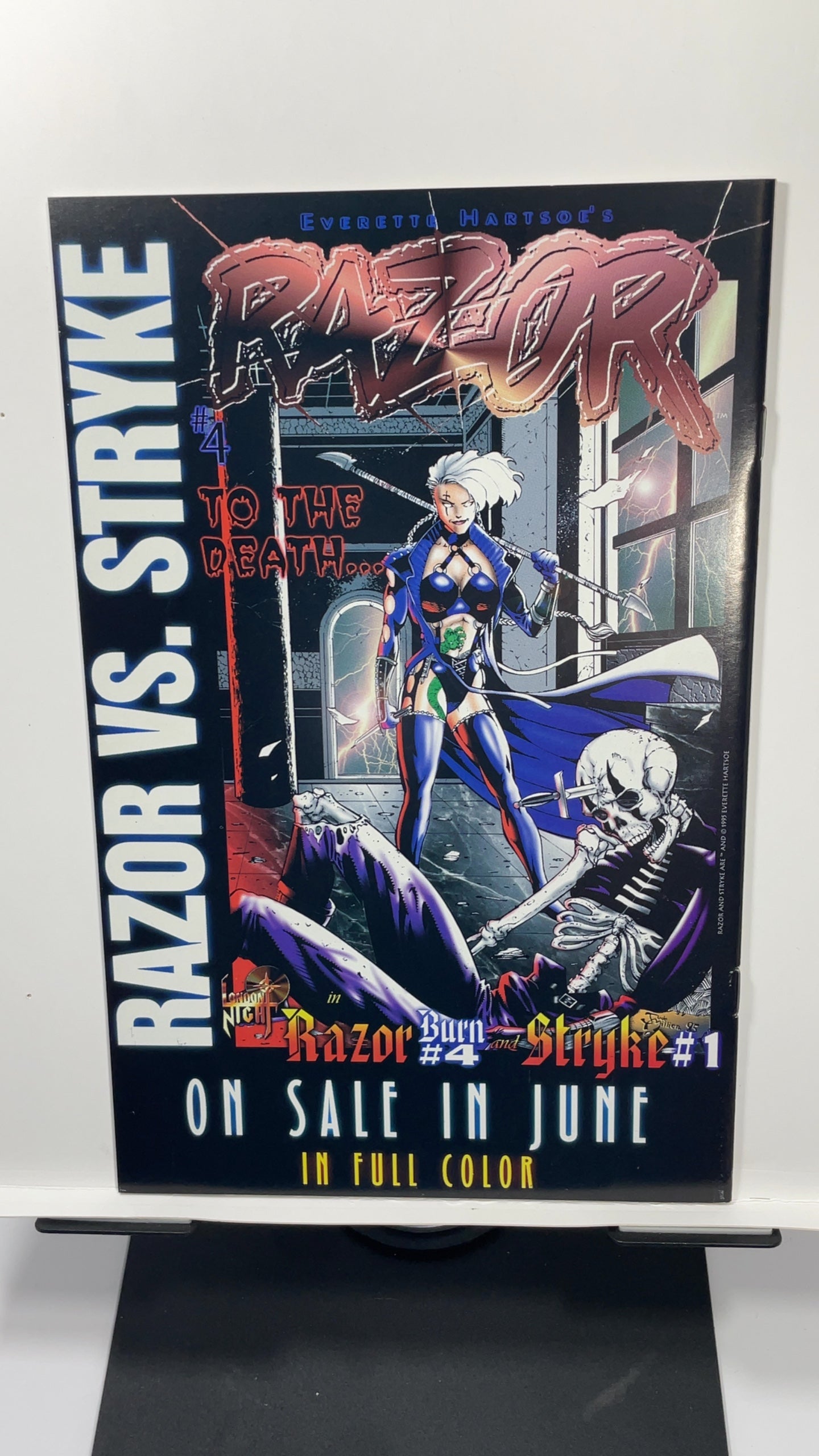 Razor Zero London Night Edition Comic Everette Hartsoe 1993 — photo 2