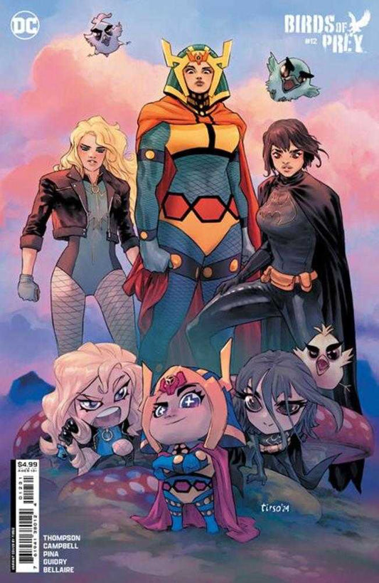 Birds Of Prey 12 Cover B Tirso Cons Card Stock Variant - Cadets Toys & Comics