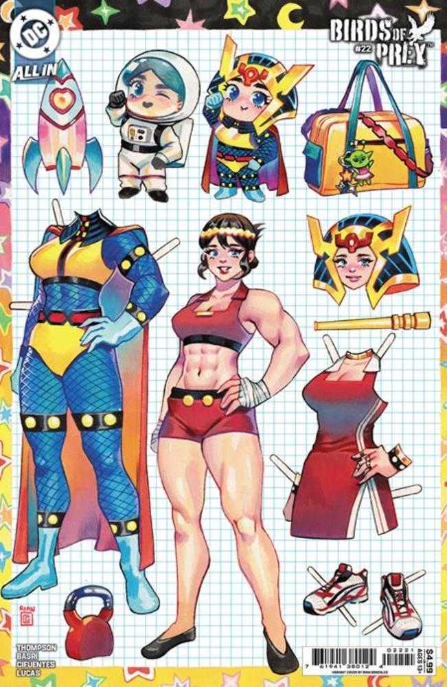 Birds Of Prey #22 Portada B Rian Gonzales Variante en cartulina