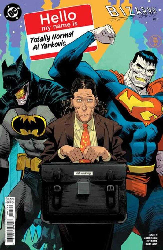 Bizarro Year None 1 (Of 4) Cover D Dan Mora Totally Normal Al Yankovic Cameo Card Stock Variant - Cadets Toys & Comics