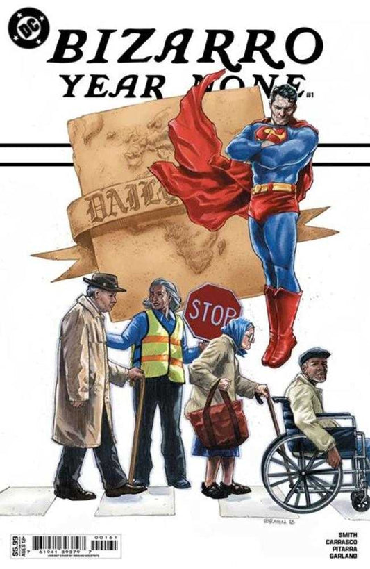 Bizarro Year None 1 (Of 4) Cover F Ibrahim Moustafa Card Stock Variant - Cadets Toys & Comics