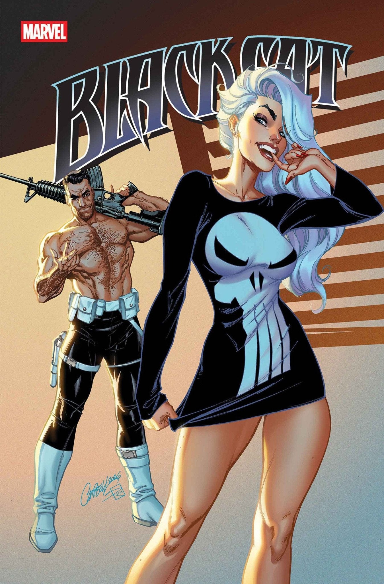 Black Cat 11 J. Scott Campbell Black Cat Variant - Cadets Toys & Comics