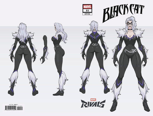 Black Cat 11 Netease Games Marvel Rivals Wraparound Variant - Cadets Toys & Comics