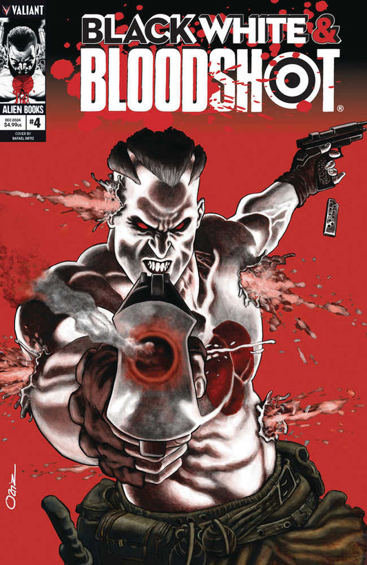 Black White & Bloodshot 4 (Of 4) Cover A Ortiz (Mature) - Cadets Toys & Comics
