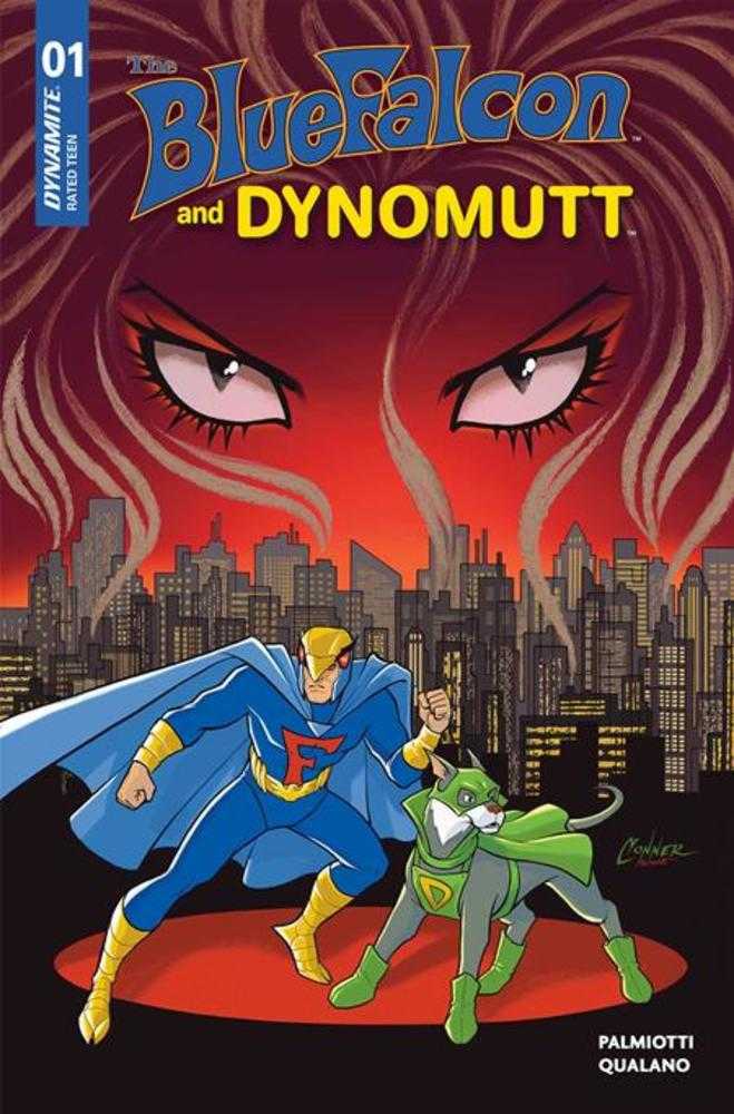 Blue Falcon &amp; Dynomutt #1 Portada B Variante de Amanda Conner