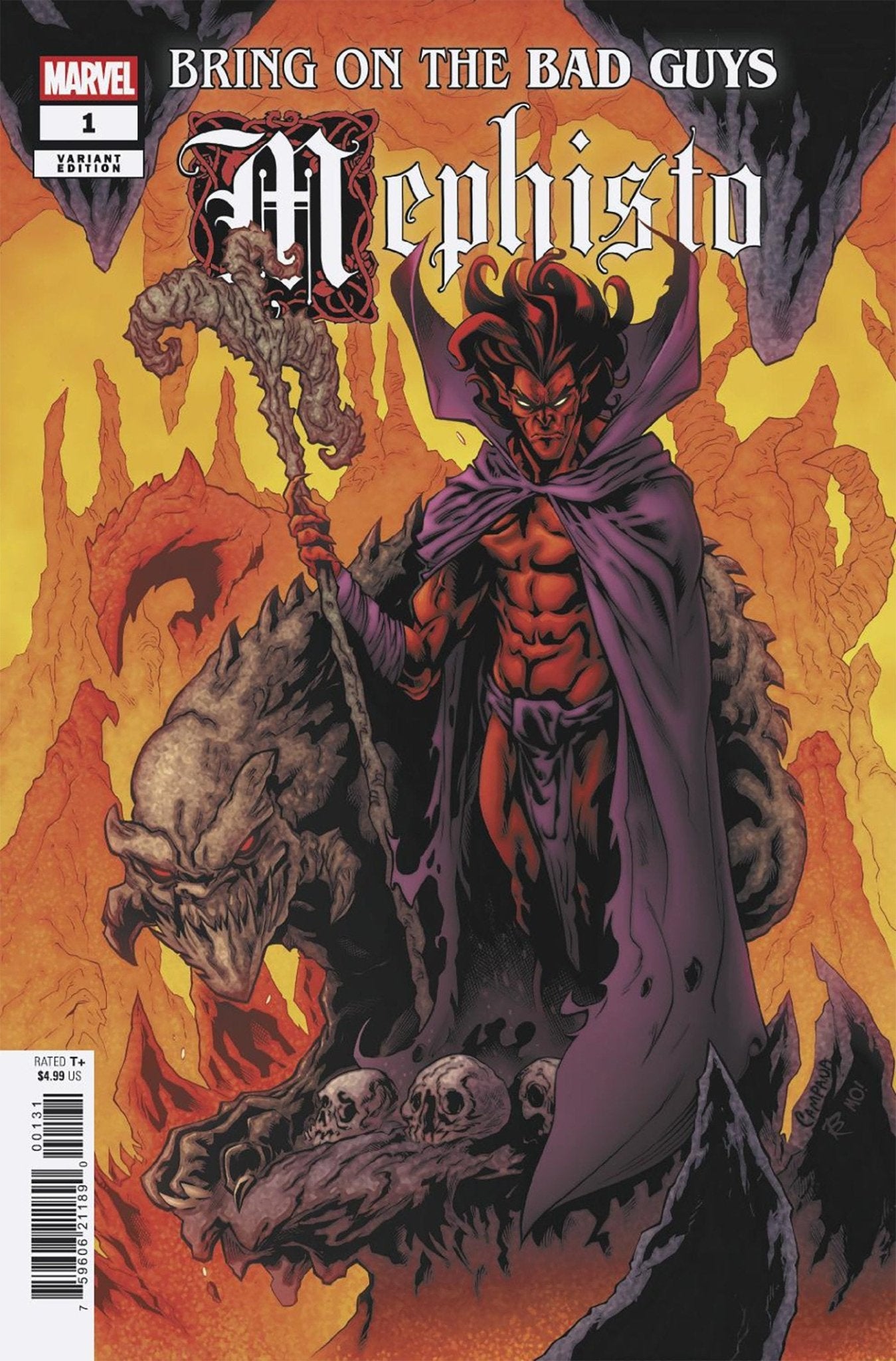 Que vengan los malos: Mephisto #1 Variante de Chris Campana