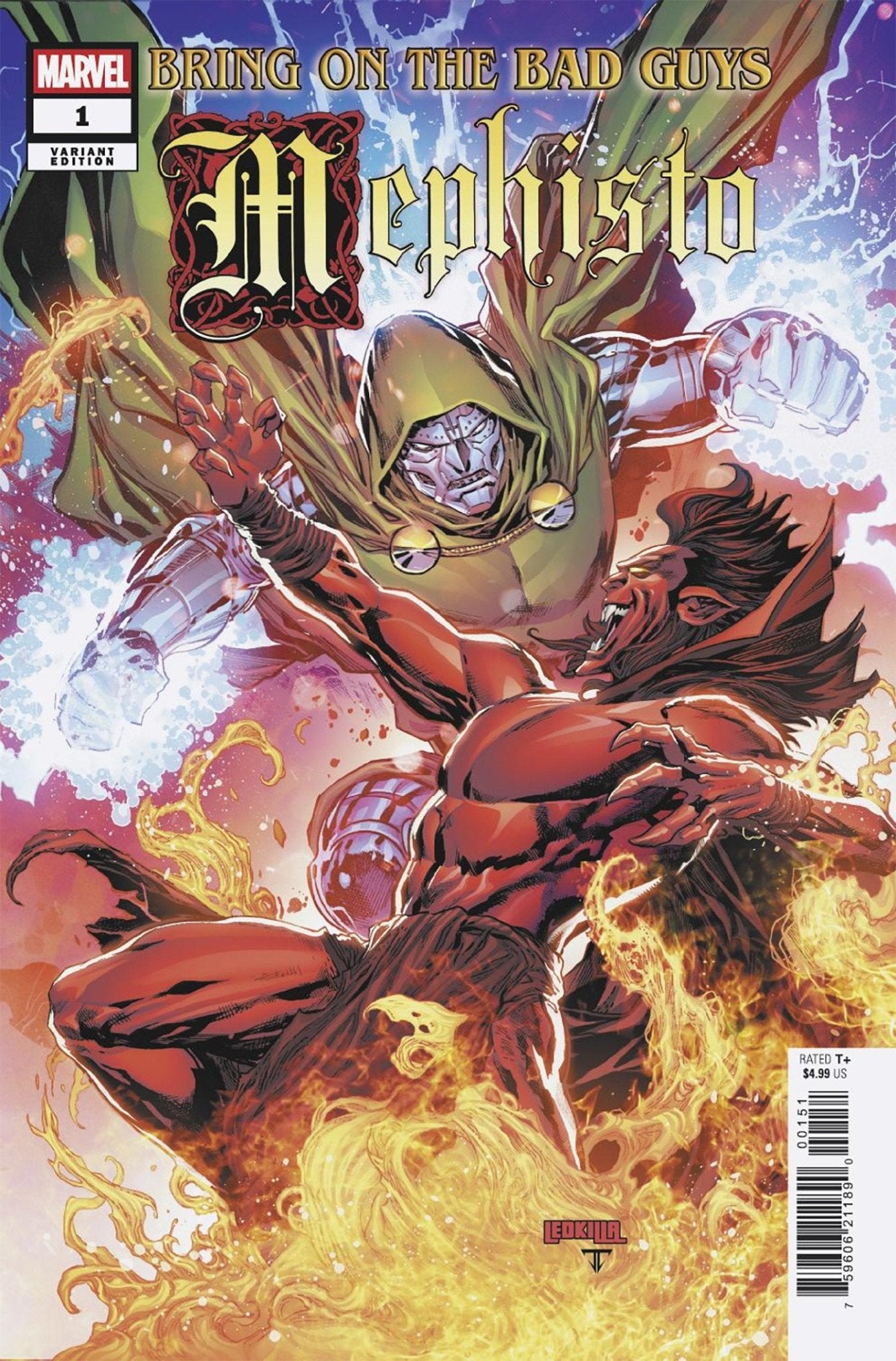 Que vengan los malos: Mephisto #1 Variante de Ken Lashley