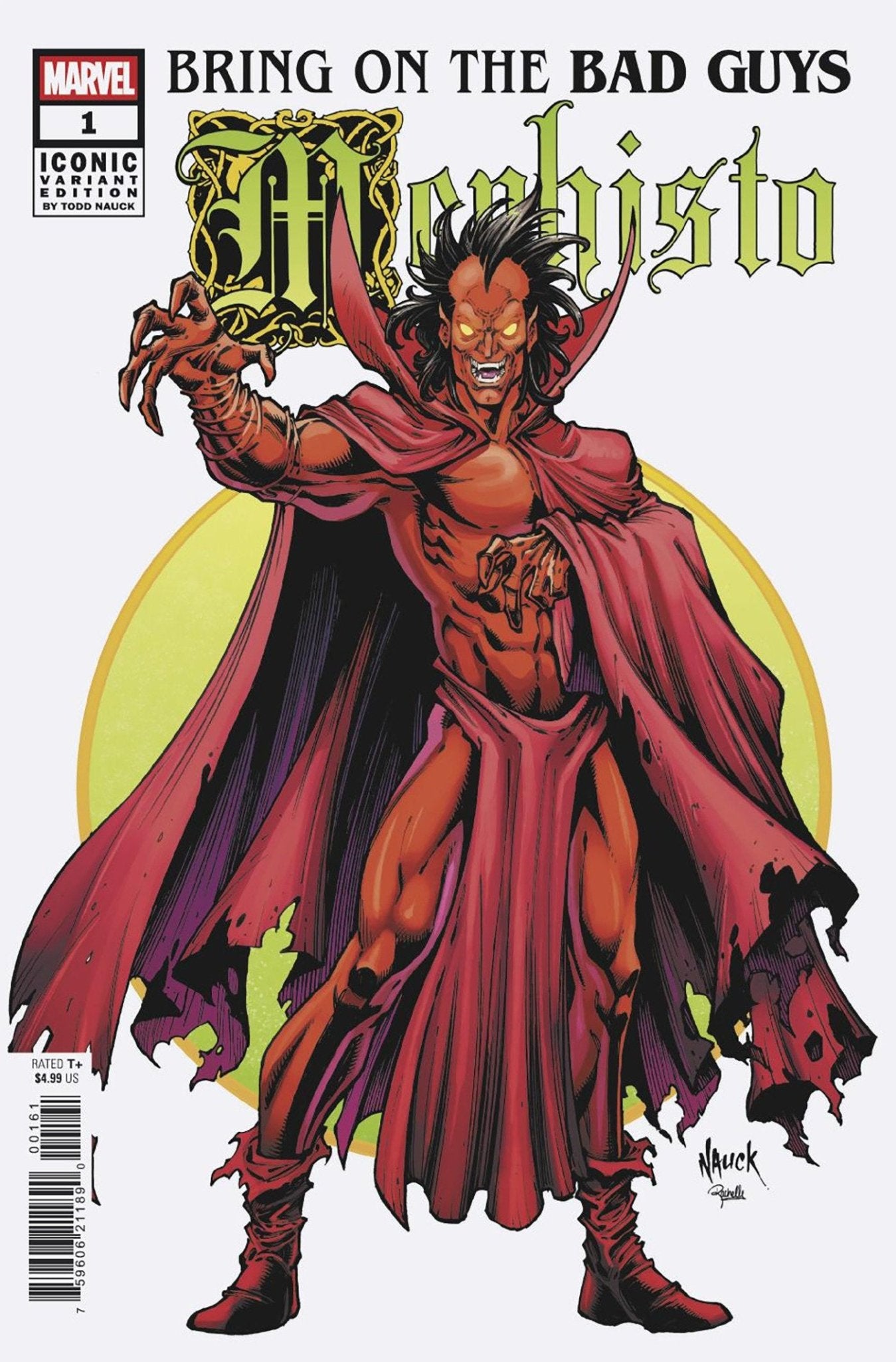 Que vengan los malos: Mephisto #1 Variante icónica de Todd Nauck