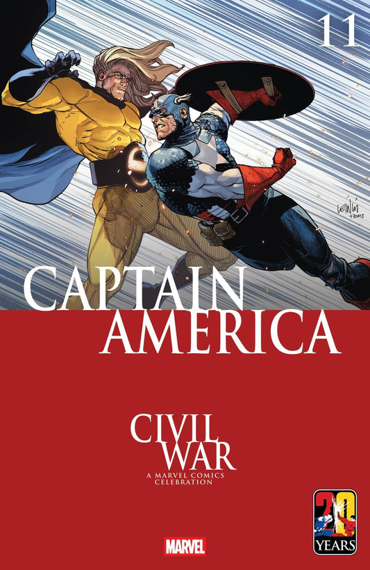Captain America 11 Leinil Yu Civil War Celebration Variant - Cadets Toys & Comics